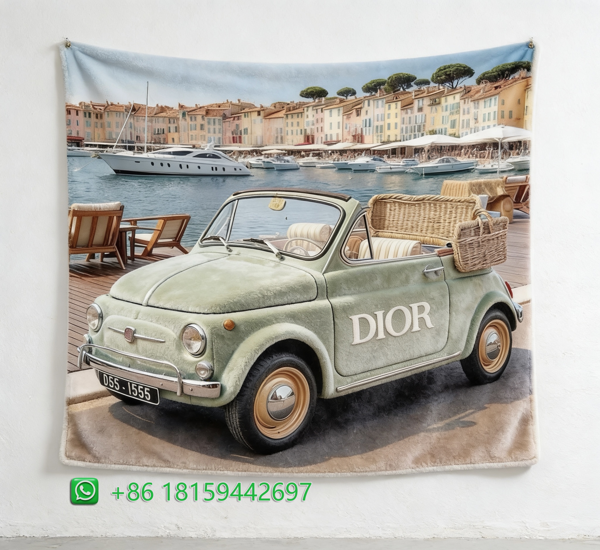 Dior Throw Blankets